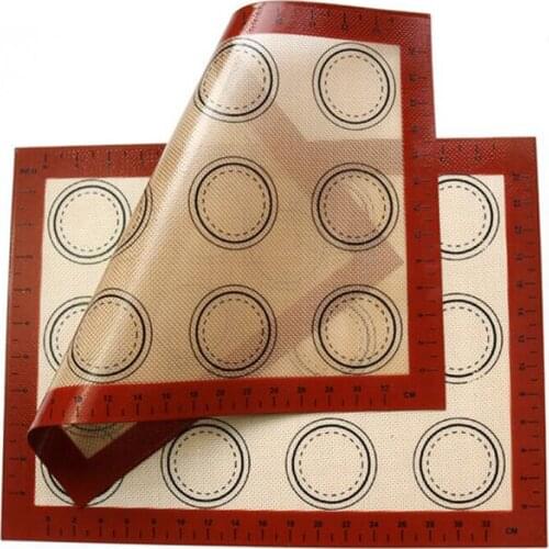 Silicone Macaron Baking Mat Cake Cookie Bread Baking Sheet Non-stick Pads Cake Tools Accessories Kneading Dough Mats