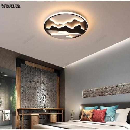 Nordic modern ceiling lamp simple living room lamp dining room lamp bedroom lamp round ultra-thin led electric lamp CD50 W07