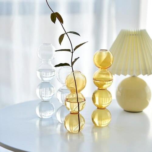 Glass Candle Holder for Decorative Candlestick Holder Modern Candle Holders Decor for Table Home Decoration Dry Flower Vase