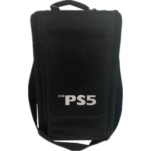 Gamepad Bag,Large-Capacity Hard Shell Bag Handle Portable Zipper Pouch Shoulder Bag Protective Case Storage Bag for Ps5