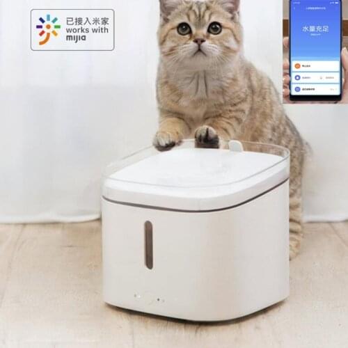 Original Xiaomi Smart Automatic Pets Water Drinking Dispenser Fountain Dog Cat Pet Mute Drink Feeder Bowl For Xiaomi Mijia APP