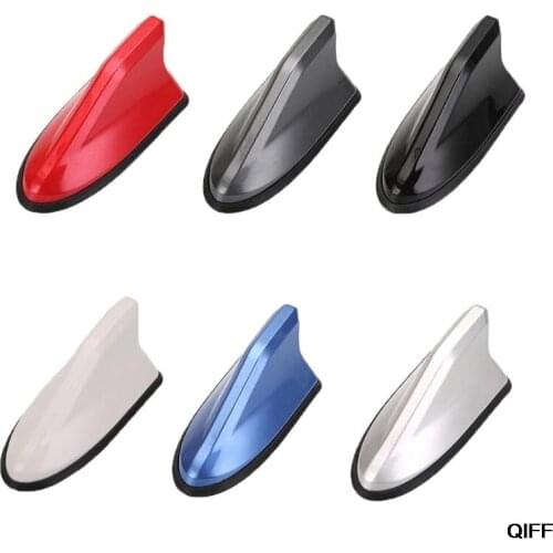 Universal FM Signal Amplifier Car Radio Aerials Shark Fin Antenna Car Roof Decoration Auto Side Replacement May06
