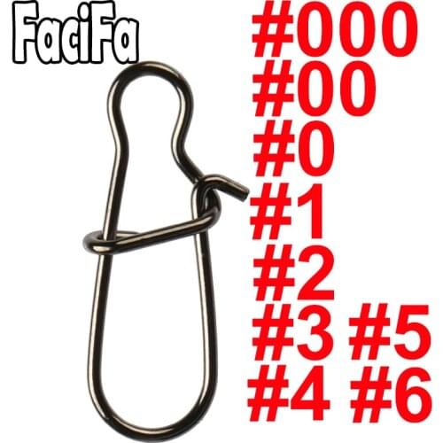 50 pcs fishing nice hooked snap Pin 304 Stainless Steel Fishing Barrel Swivel Lure Connector Accessories Pesca