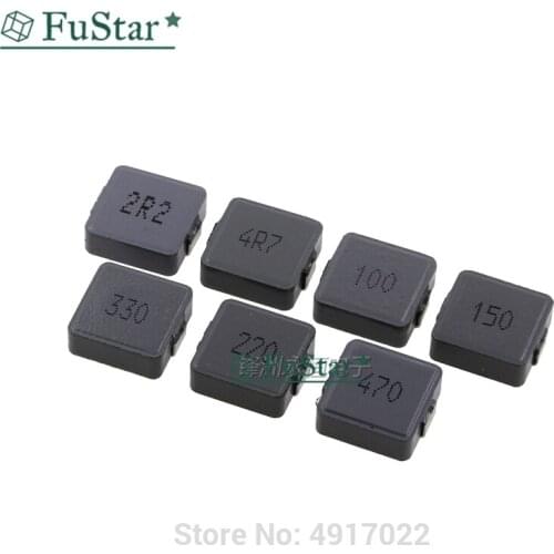 10pcs/lot SMD Power Inductors 0630 1UH 2.2UH 3.3UH 4.7UH 6.8UH 10UH 15UH 22UH 33UH 47UH Chip Inductor 0630 7*7*3MM