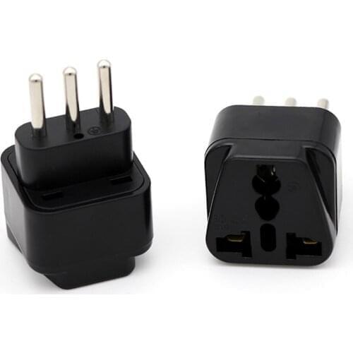 200 Pcs Italy Chile Universal Travel Plug Adapter Perfect for Traveling to Rome Safe Grounded for Cell Phones Laptops Tablets K1