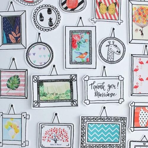 36PCS Cute Stickers Crafts And Scrapbooking stickers book Student label Decorative sticker kids toys
