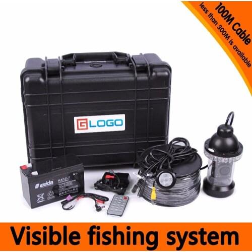 360 degree rotative Fishing camera 600TVL 100M Underwater 7 Inch AV Endoscope Camera
