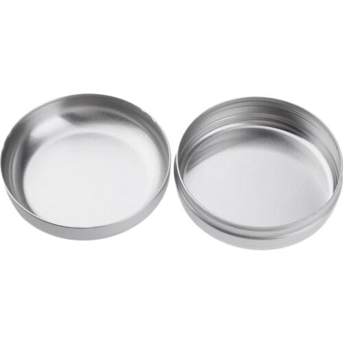 5pcs Aluminum Tin Jar Metal Cans Container Cosmetic Soap Candle Travel 100ml