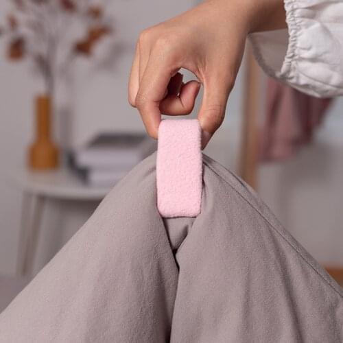 Safety Non-slip Quilt Blanket Duvet Quilt Clips Plastic Blankets Fastener Clip Cover Duvet Sheet Fixer Sleep Anti-run Device