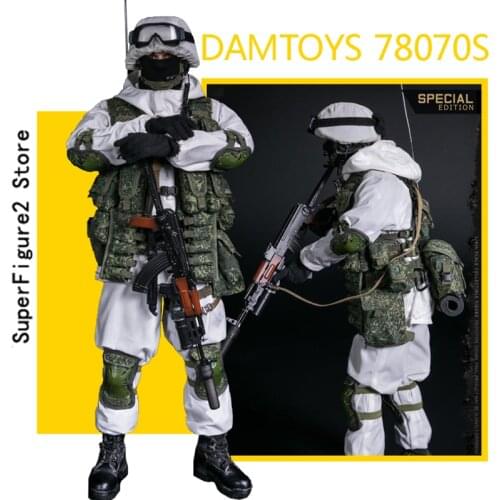 DAMTOYS 78070S 1/6 Action Figures Russian naval infantry snow version of the new stock