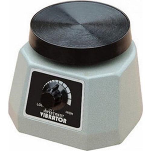 Dental Plaster Vibrator 4'' Round Small Gypsum Variable Intensity Shaker Oscillator Dental Lab Equipment