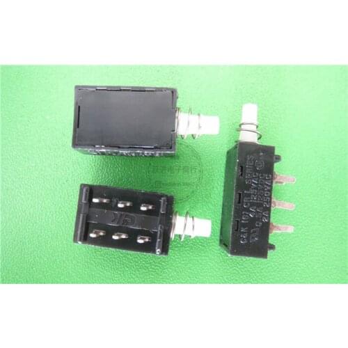 Imported USA C&K L212132MV02Q Push Button Switch 6 pin 6 feet 6 foot Double row Button Reset Switch unlock Switch