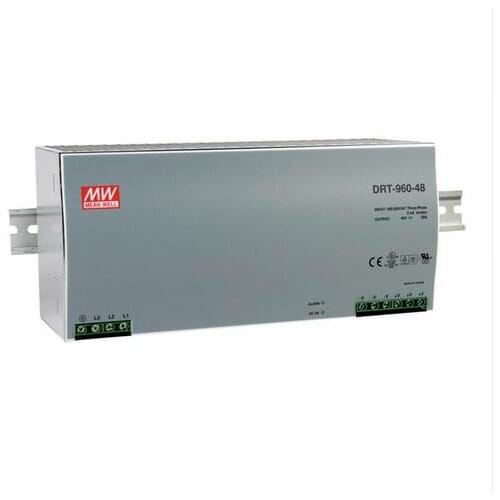 Meanwell power supply DRT-960 24, 48V 960W Three Phase Industrial DIN RAIL Power Supply