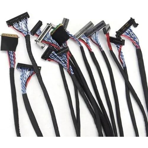 14Pcs/Lot Universal FPC/LVDS Display Cable Support For 10-65 Inch Screen LCD Controller Board