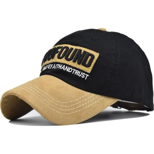 2020 New classic washed distressed large letters PROFOUND embroidery cotton baseball cap outdoor sport casual shade snapback hat