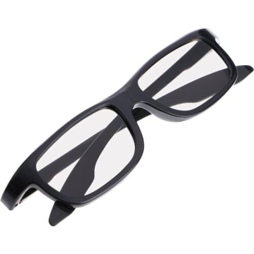 Circular Polarized Passive 3D Stereo Glasses Black RD3 For TV Real D 3D Cinemas Drop Shipping Support