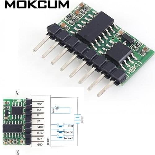 DC 2V-12V Motor Driver Module Low Level Trigger Forward Reverse Controller 1A Self-locking Motor control module