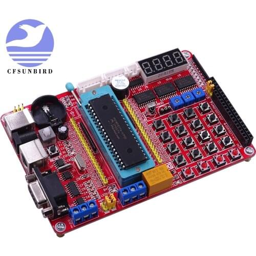 PIC MCU development Mini System PIC Development Board + Microchip PIC16F877A + USB Cable