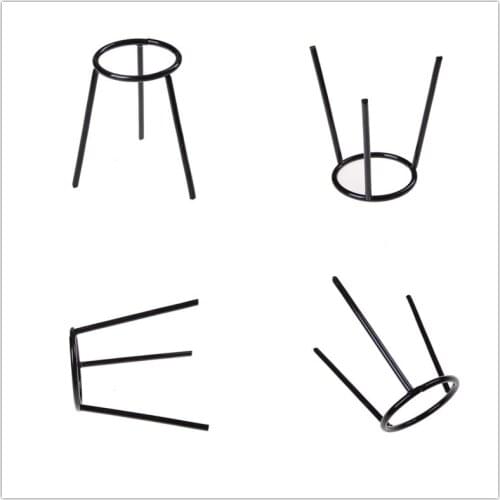 Peerless Lab Bunsen Burner Cast Iron Support Stand/Alcohol Lamp Tripod Holder Height Laboratory School Chemistry Equipment 13cm