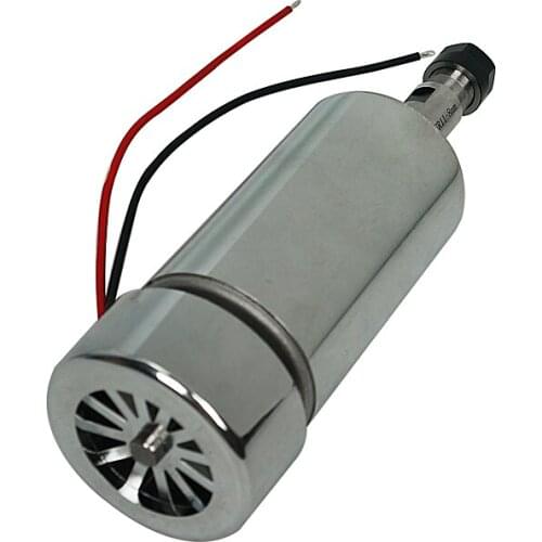 DC 12-48V 300W Air Cooled CNC DC Spindle Motor ER11 Chuck 55MM Clamp for DIY PCB Milling Machine