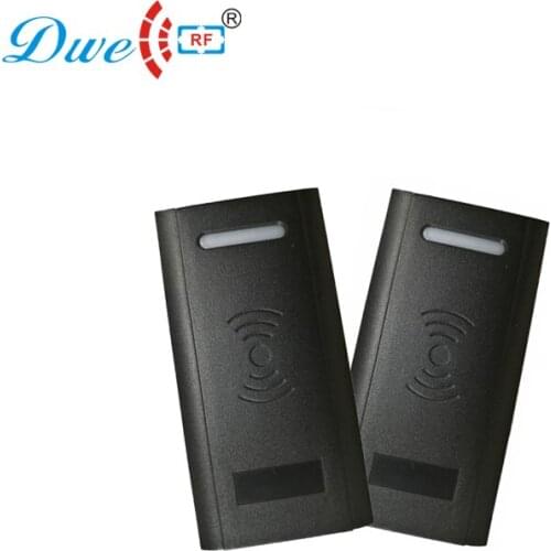 DWE CC RF access control card reader EMID rfid reader mini black plastic gate proximity reader rfid 125 khz rfid readers