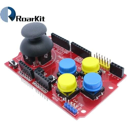 Joystick Shield for Arduino Expansion Board Analog Keyboard and Mouse Function