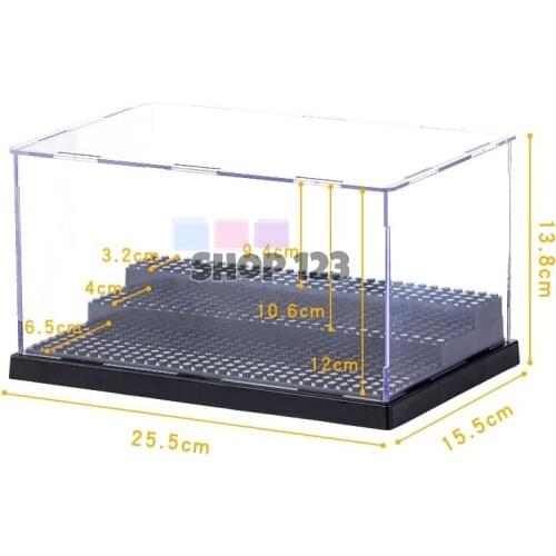 Building Blocks Figures Accessories Toy Assembly Display Box Transparent Storage Box Children Gift