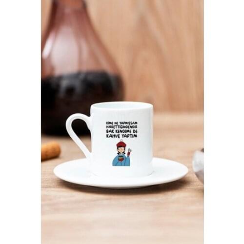 Trend Look Myself Also Made Coffee White Turkish coffee Cup посуда для кухни наборы set kitchen vaisselle platos