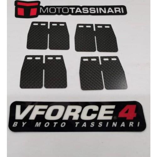 Carbon Fiber Sheet Motor Intake Carbon Valves Vforce 4 Reed Valves For Yamaha Banshee 350 350cc YZF RZ RZZ 350 DT175 RX135 ATV