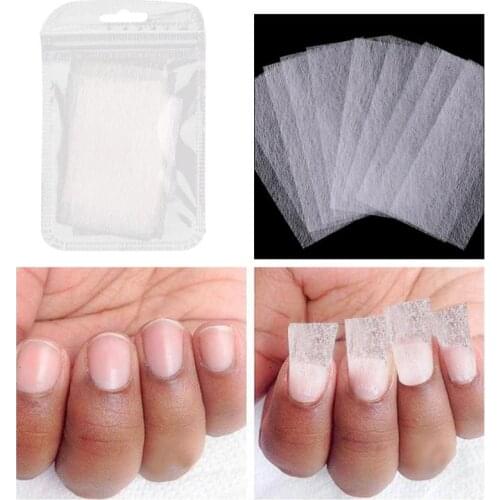 Nail Art Extension Fiber Sheet Nail Extension Gel Acrylic Tip Manicure Tool