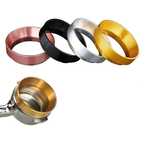 51/54/58mm Portafilter Dosing Funnel Espresso Coffee Dosage Ring Aluminum Breville Delonghi Krups Coffee Tampering Tool