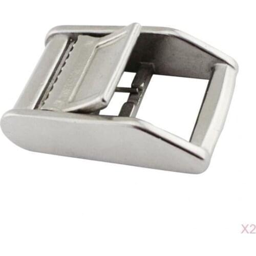 2 Pieces 25mm 1" Roof Rack Cam Buckle Lashing Tie Down Strap Buckle