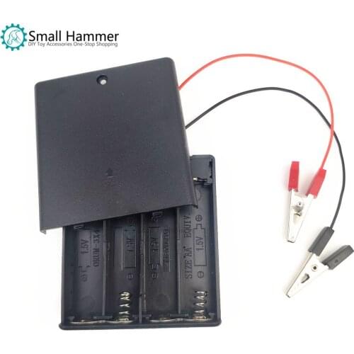 2pcs 4 section No. 5 with switch Battery compartment High quality Four section No. 5 Fully sealed with clip