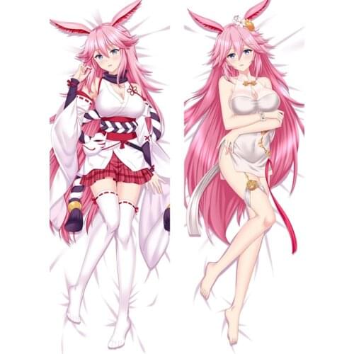 50x150CM Anime Honkai Impact 3rd Pillow Covers Kaslanna 01 Dakimakura Case 3D Double-sided Bedding Hugging Body Pillowcase 2WAY
