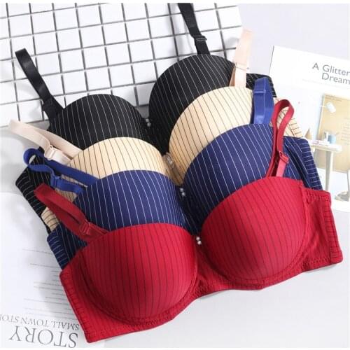 Fashion Women 's sexy lingerie bra Spring Summer Seamless underwire adjustable Straps Breathable Solid big size Bra For Women