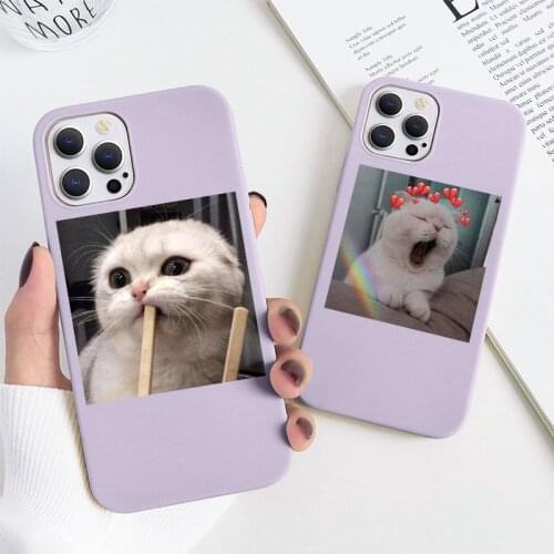 For Xiaomi Redmi Note 10 9 8 S 8T 9S 7 5 K40 Mi 11 10T Lite Pro Max 9A 9C Poco F3 X3 M3 NFC Cute Animal Cat TPU Case Cover Bags