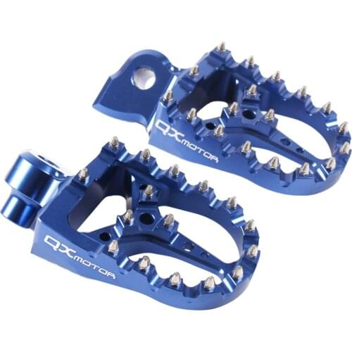 CNC Billet MX Foot Pegs Rests Pedals Footpegs For YAMAHA YZ85 YZ125/250 YZF250/400/426/450 YZ250X YZ250FX YZ450FX WRF250/400