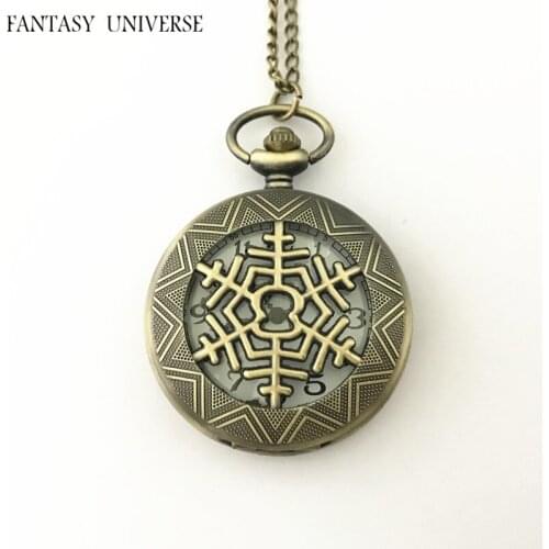 FANTASY UNIVERSE Free shipping 20pcs a lot pocket watch Necklace HRAAAB42