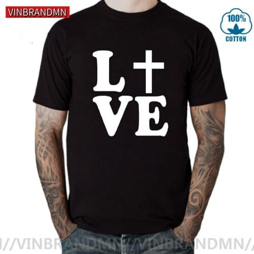 Jesus Is Love T-Shirt Christ Christian Religion Faith Bible Catholics Gift T Shirt For Men Women Short Sleeve O Neck Cool Tshirt