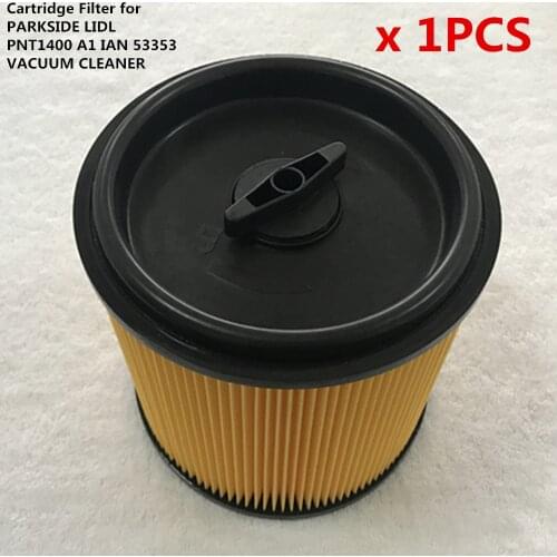 1pcs Cartridge Filter for PARKSIDE LIDL PNT1400 A1 IAN 53353 VACUUM CLEANER parts accessory