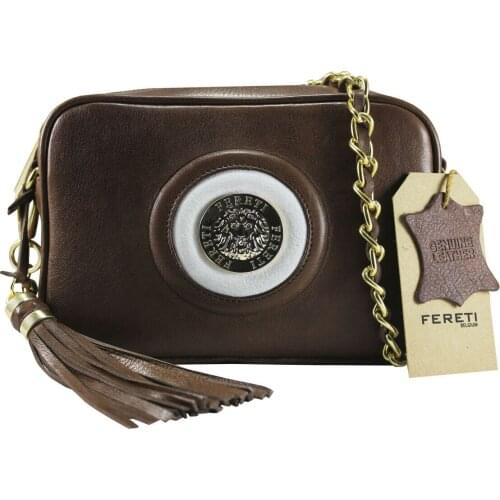 Borse Pelle Marrone Leather Handbag Brown S Handtasche Braun Leder Sac A Main