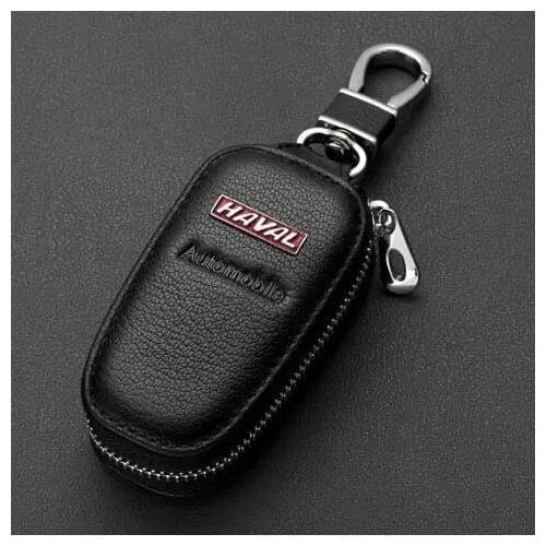 Leather Remote Car Key Case Key Cover With Car Logo For Great Wall Haval/Hover H1 H2 H6 H7 H4 H9 F5 F7 F9 H2S Car Accessories