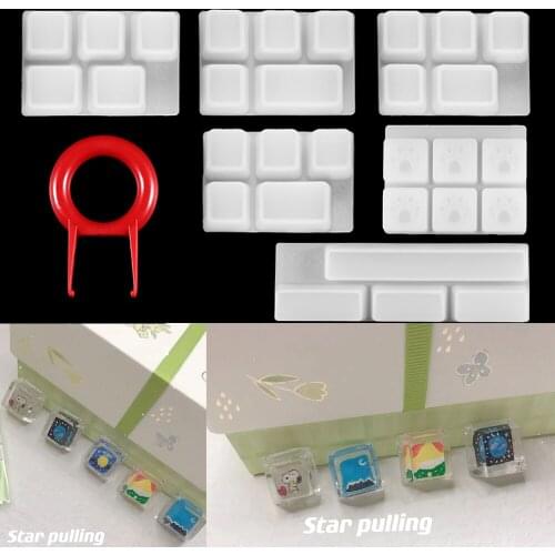 1 Pcs Mechanical Keyboard Key Cap Silicone Molds Crystal UV Epoxy Resin Casting Mold For DIY Handmade Craft Making Home Decor