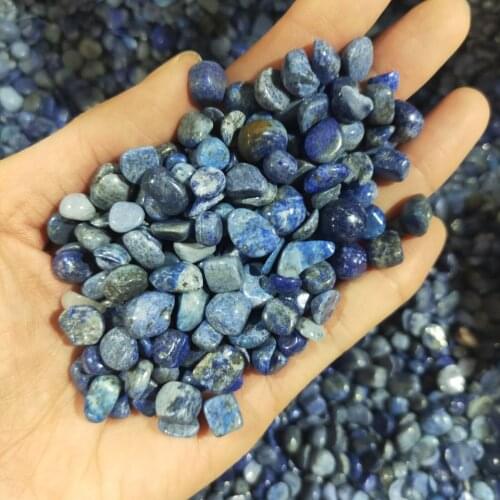 Natural Lapis Lazuli Crystal Lasurite Gravel Rock Quartz Raw Gemstone Mineral Specimen Decoration Energy Stone
