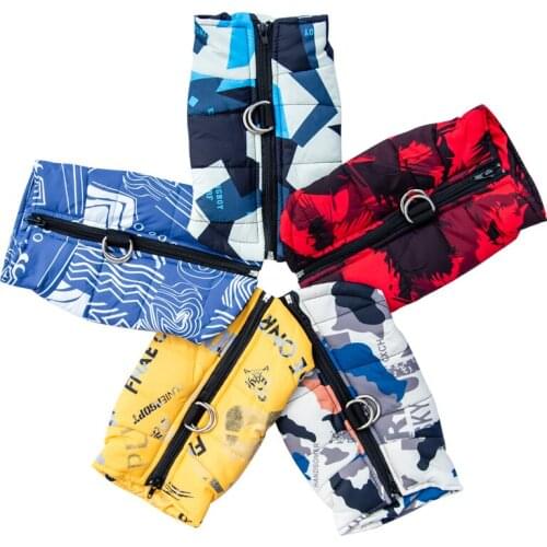 Dog Clothes Autumn and Winter Clothes Warm, Teddy Small Dog Golden Retriever Shiba Inu Medium Large Dog Clothes