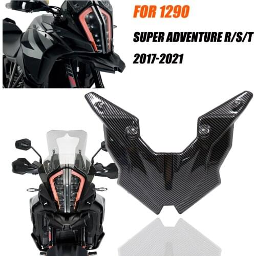 Motorcycle Front Beak Frame Nose Fairing Cowl Fender Carbon Fiber FOR 1290 Super Adventure Adv R/S/T 2021 2020 2019 2018 2017