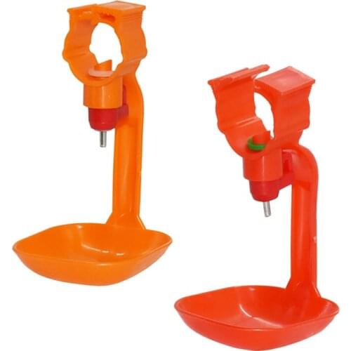 50 pcs The second generation Chicken hanging Cup Nipple drinkers Chicken waterer Bird Quail Pigeon drinking cup Poultry drinking