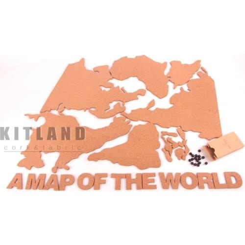 Cork World Map Office School Home Decoration Map Cork Board Sticker Pins Board photo board picture board