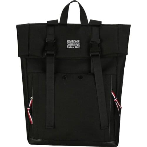 Backpack unisex student computer bag street fashion casual large capacity bag