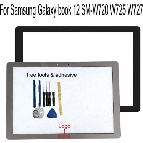 Shyueda 100% newFor Samsung Galaxy book 12 SM-W720 W725 W727 Outer Front Glass Panel Touch Screen Digitizer